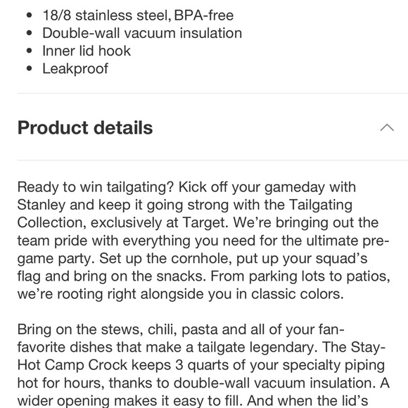 Stanley 3 quart Adventure Camp Crock - Picture 7 of 8